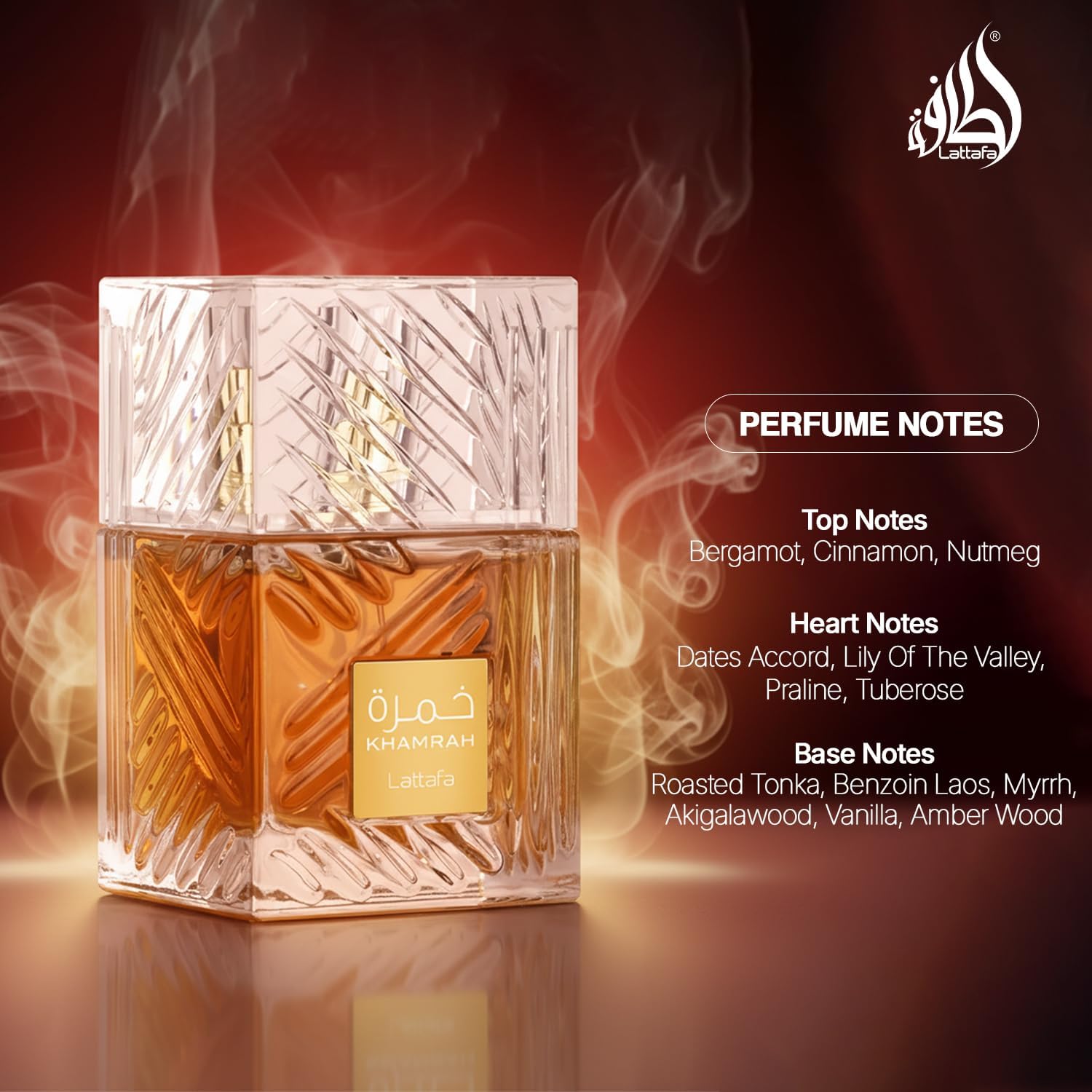 Khamrah fragrance notes breakdown
