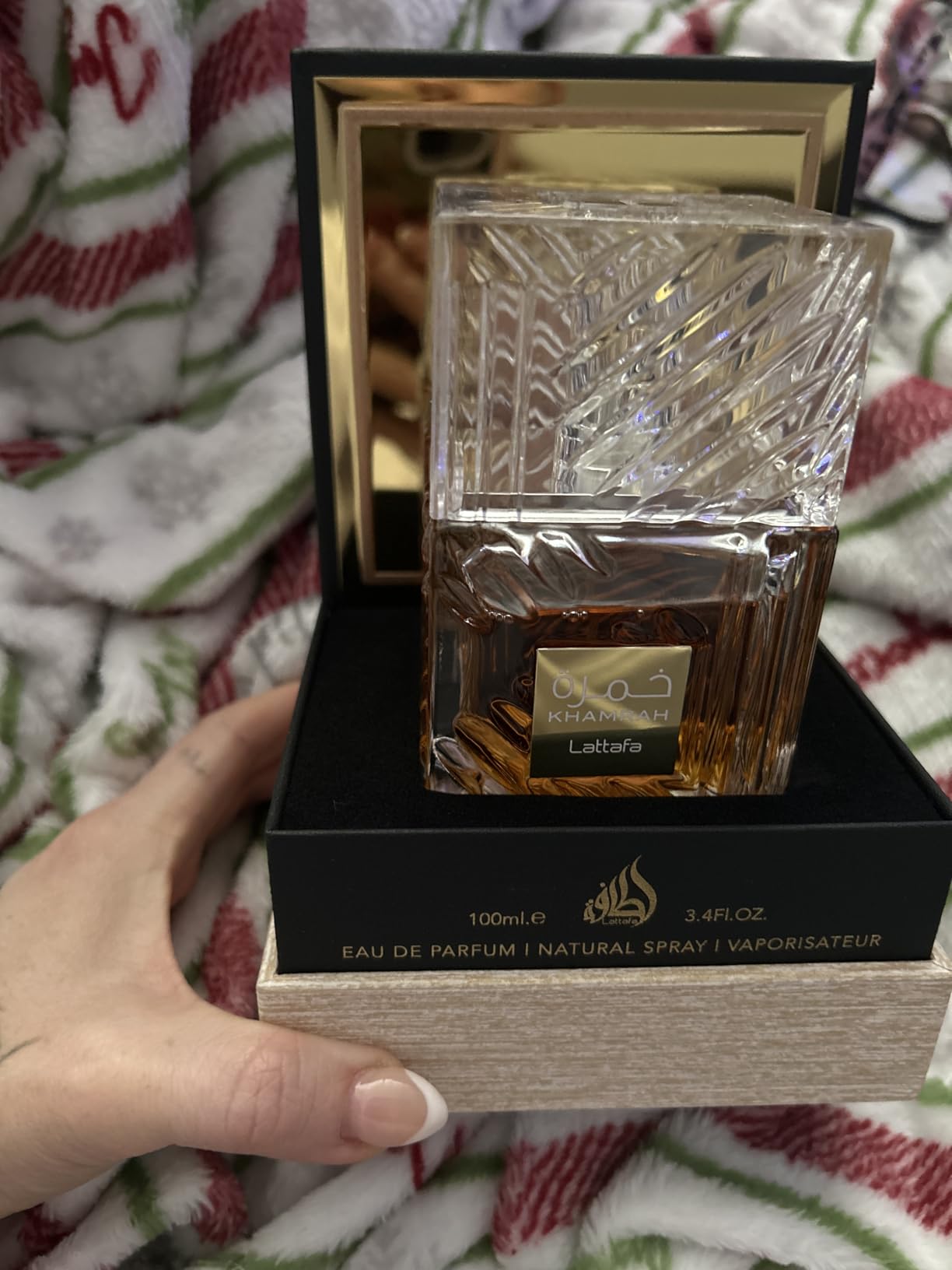 Lattafa Khamrah Perfume Customer Review 7